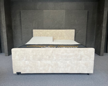 King Salvator Elektrische Boxspring Velours