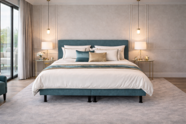 King Mito Velours Elektrische Boxspring