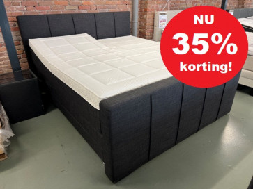 King Otis Elektrische Boxspring Denim Stof