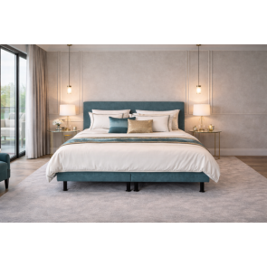 King Mito Velours Elektrische Boxspring