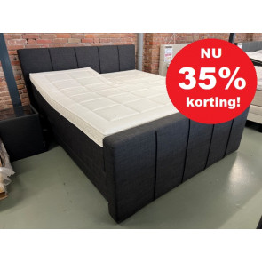 King Otis Elektrische Boxspring Denim Stof