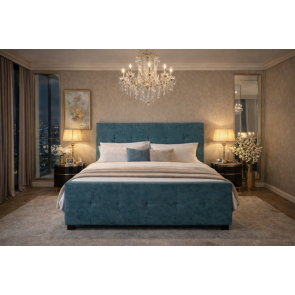 King Salvator Velours Elektrische Boxspring